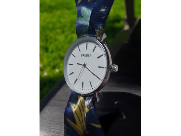 Ernest Strik armband Horloge – Navy blue