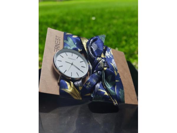 Ernest Strik armband Horloge – Navy blue