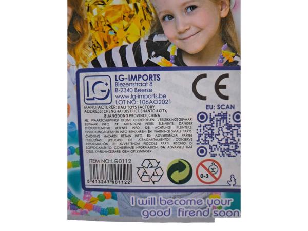 Maak je eigen armband paars vanaf 6 jaar