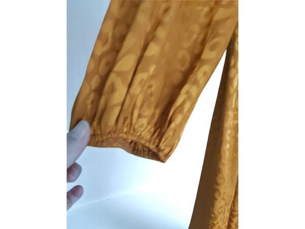 Oranje panterprint jurk XL