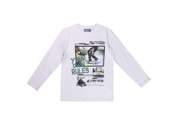 Glo-Story jongens longsleeve your own rules wit 164