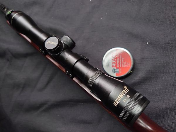 Hammerli Hunter Force 750 (4,5mm) richtkijker Hammerli 4x32