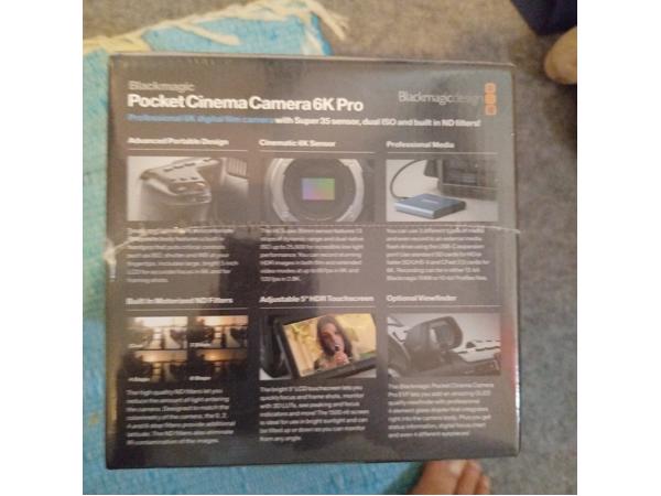 Blackmagic Pocket Cinema Câmera 6k