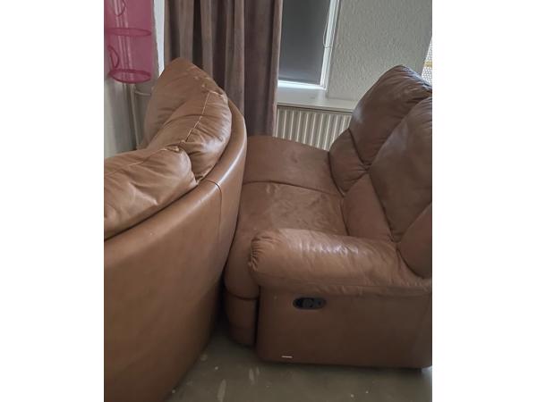 leren hoekbank tekoop