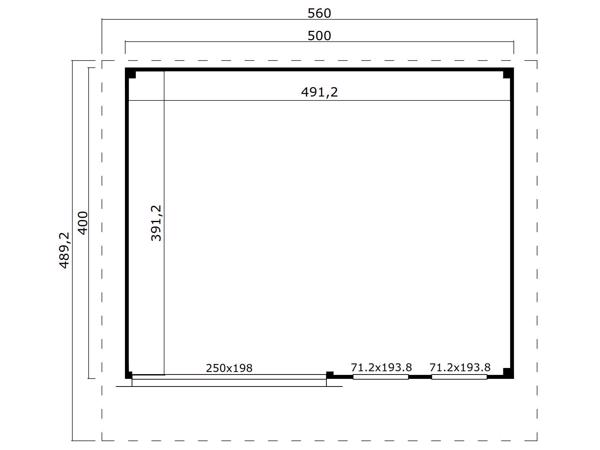 NIEUW Blokhut Domeo 8 Set