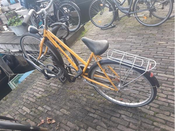Kinderfiets, eenvoudig maar goed.