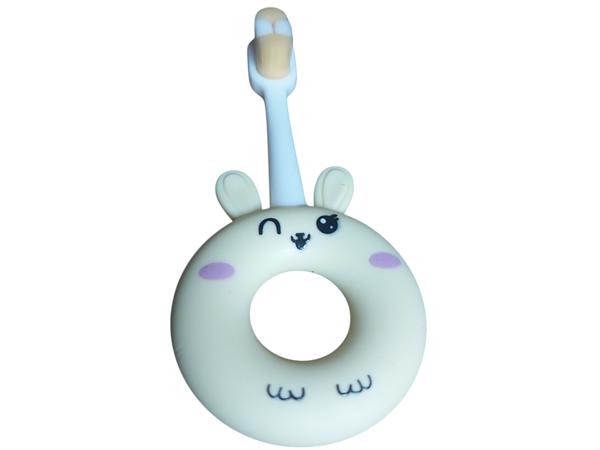 Baby tandenborstel konijn geel