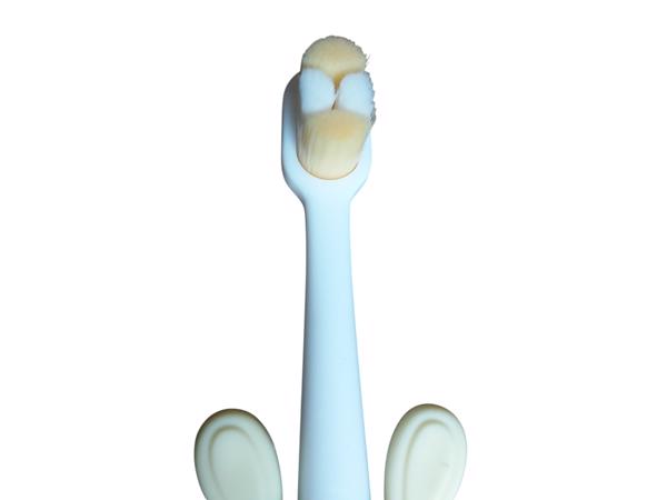 Baby tandenborstel konijn geel