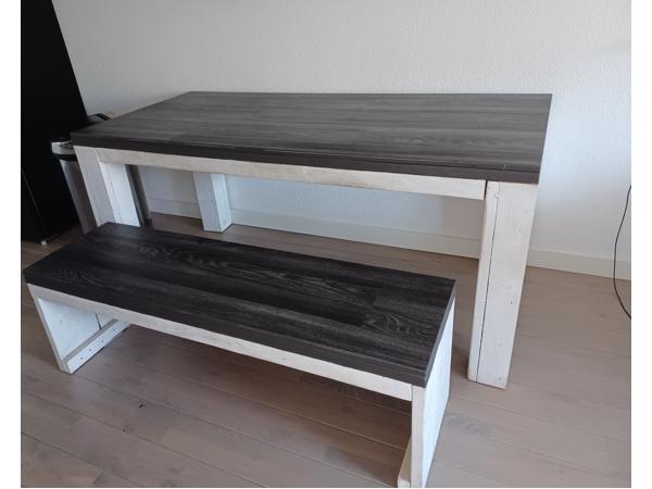 Steigerhouten tafel (zonder bankje)