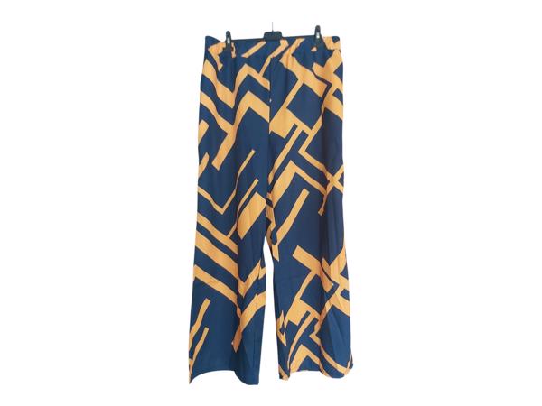 2 delige zomer set blauw oranje XXL