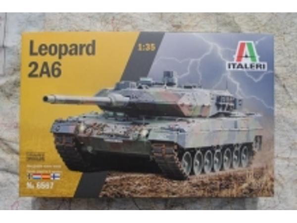 Italeri 1:35 leopard 2A6 met dutch army decals