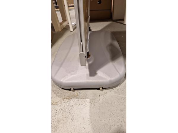 Stoepbord groot (2-zijdig) met vaste bak