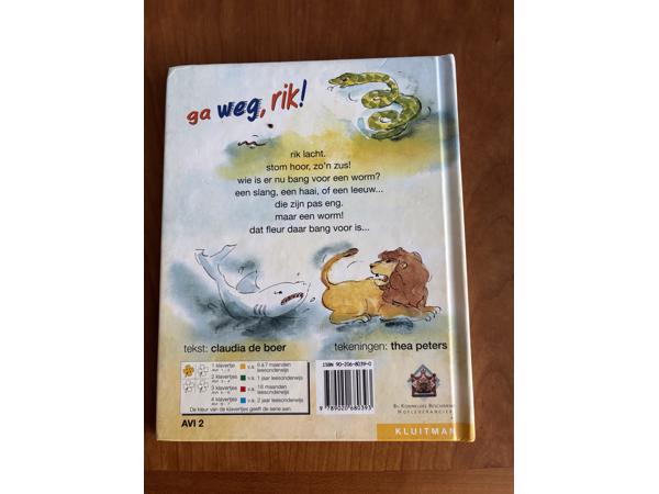AVI 2 Ga weg Rik ( Claudia de Boer ) 1 klavertje geel Kluitm