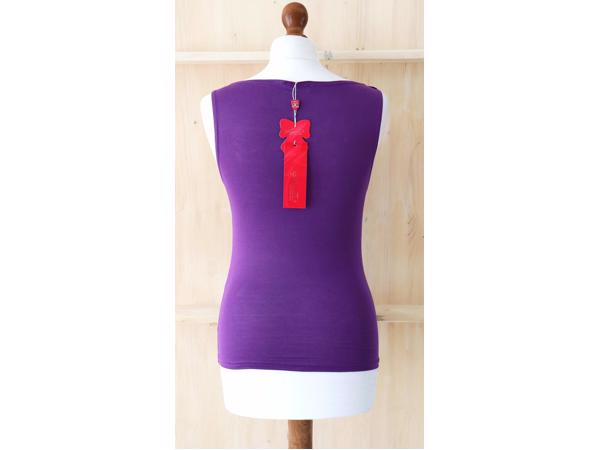 Top in zwart, paars, wit of lila, 1 maat 34/38 (nieuw)
