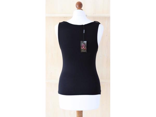 Top in zwart, paars, wit of lila, 1 maat 34/38 (nieuw)