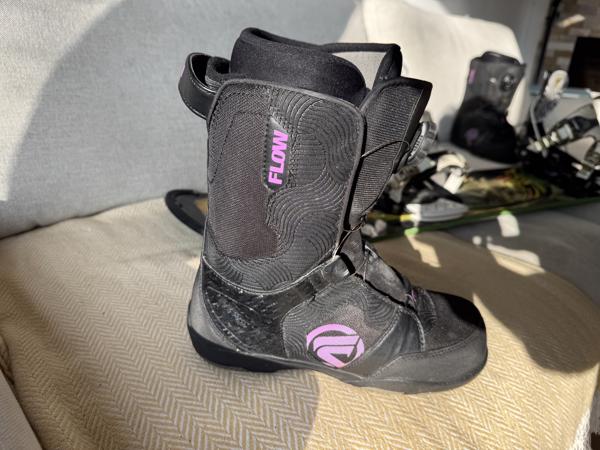 Snowboard met bindingen en schoenen - maat 40