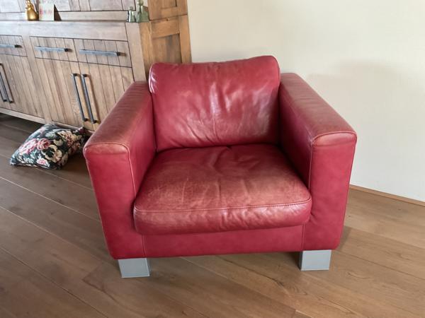 2 rode Montel fauteuils