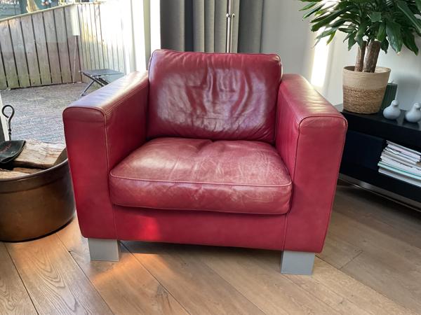 2 rode Montel fauteuils