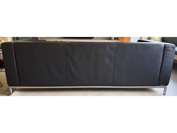 Gelderland Bank – 3-zits designbank – zwart leer – topstaat