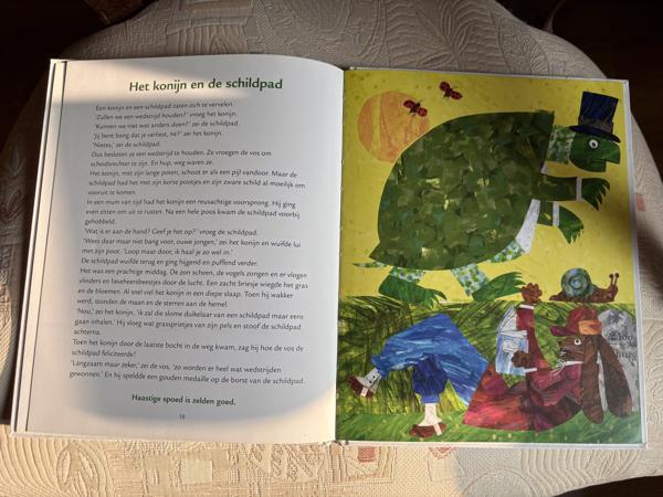 Eric Carle fabels Aesopus De wolf en het lam Gottmer prenten