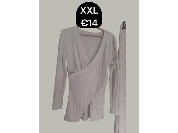 2 delige set beige XXL