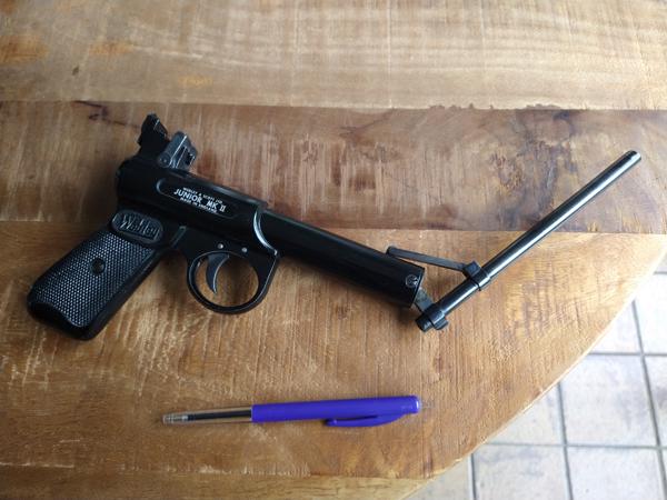 Webley Junior .177 gladloop mint conditie