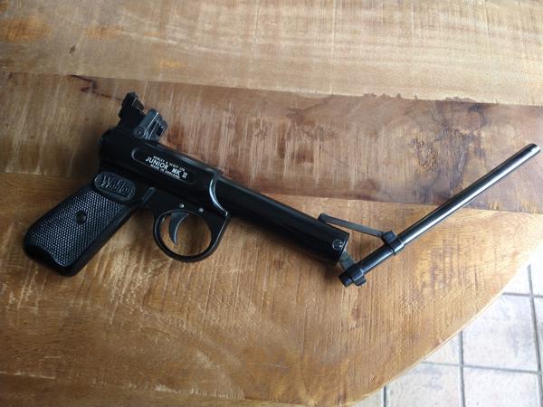 Webley Junior .177 gladloop mint conditie