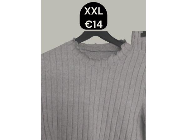 2 delige set grijs XXL