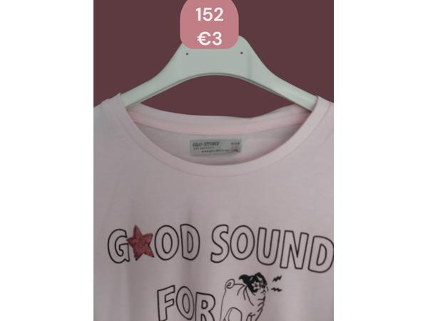 Glo-Story t-shirt good sound roze 152