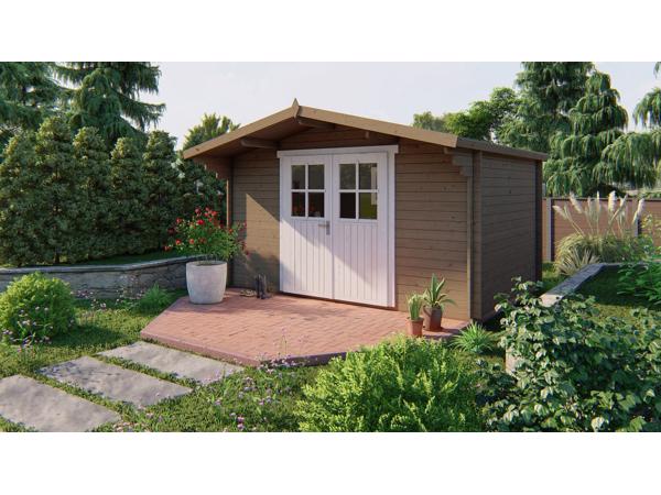 Blokhut - Tuinhuis Murcia | 34 mm | vuren onbehandeld