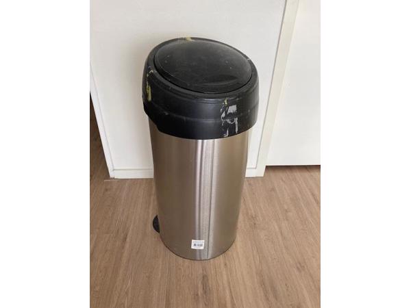 Prullenbak RVS soft touch 60 liter