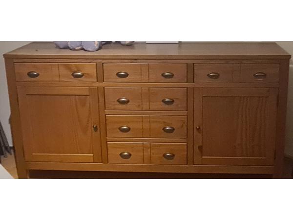 Oud grenen dressoir