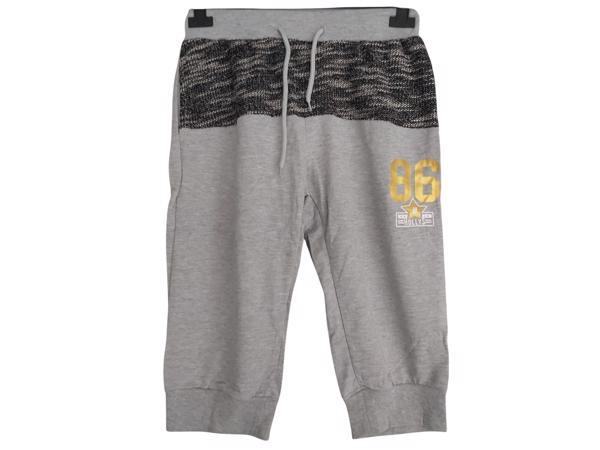 Heren korte broek lichtgrijs M