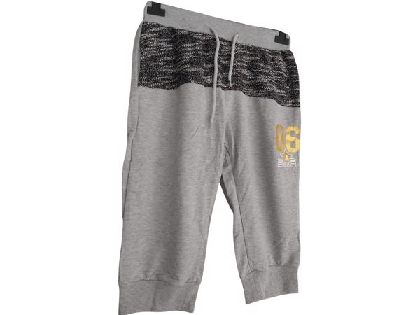 Heren korte broek lichtgrijs M