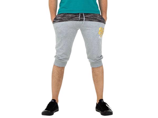 Heren korte broek lichtgrijs M