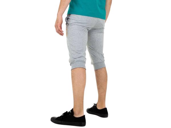 Heren korte broek lichtgrijs M