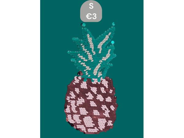 Glo-Story t-shirt lichtblauw love pineapple S