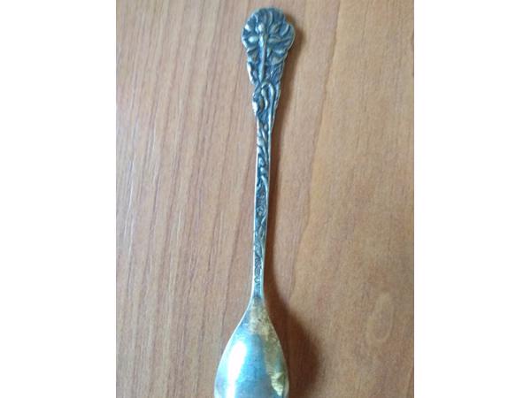 6 leuke oude theelepeltjes o.a dierenbescherming