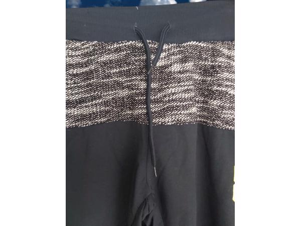 Heren korte broek donkerblauw grijs L