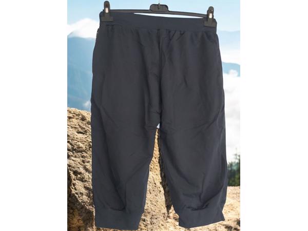 Heren korte broek donkerblauw grijs L