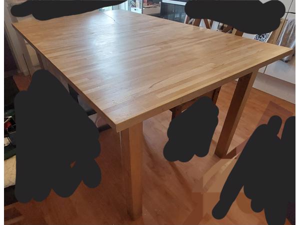 Grenen Uitschuifbare Eettafel