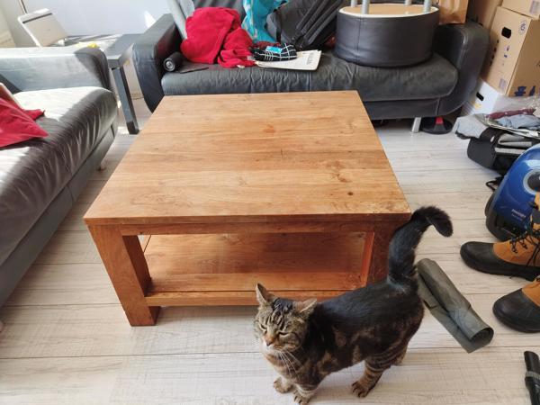 Salontafel teak hout