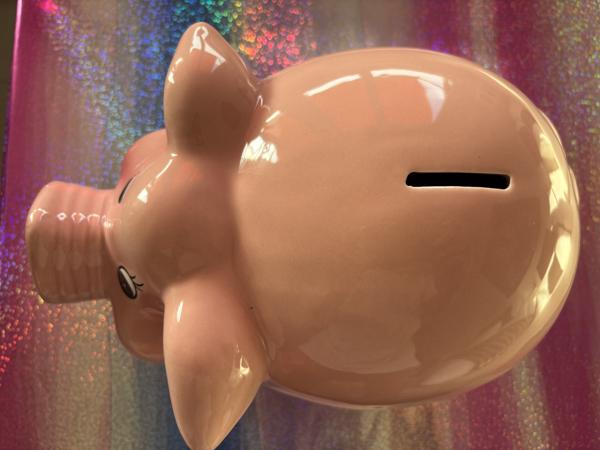 XL Vrolijke Spaarvarken (Keramiek)