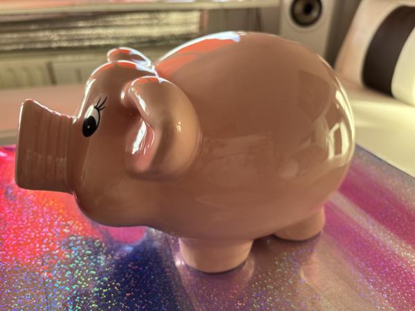 XL Vrolijke Spaarvarken (Keramiek)