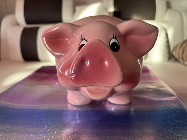 XL Vrolijke Spaarvarken (Keramiek)