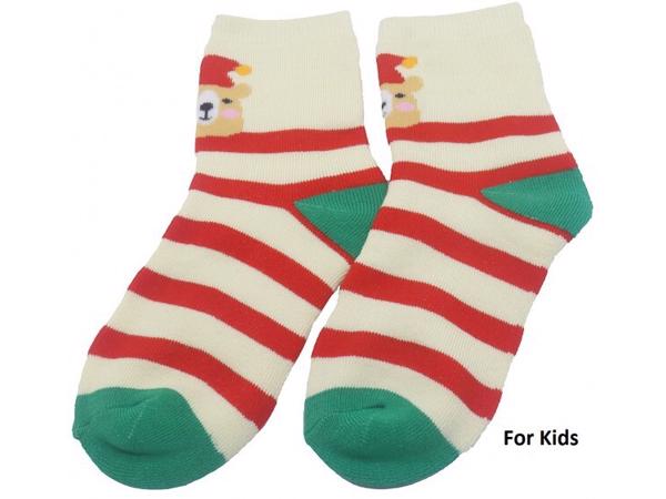 Sokken Kerst - Kids - Maat33-38 - Uniseks - Kerstbeer - Must