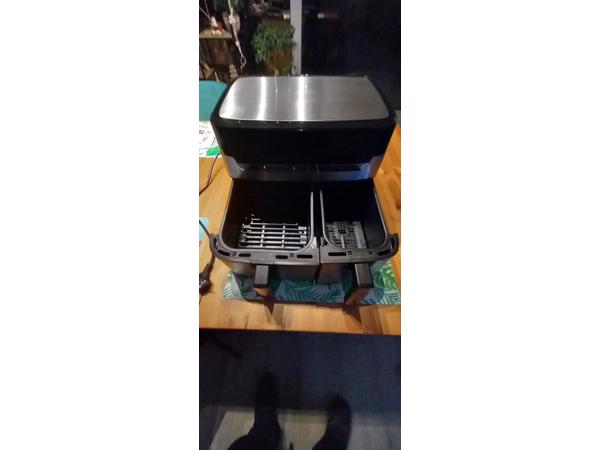 Moulinex Aifryer dual fry & grill compleet nieuw