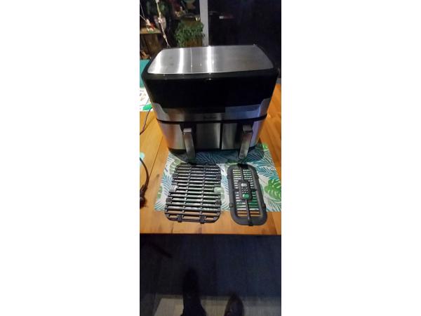 Moulinex Aifryer dual fry & grill compleet nieuw