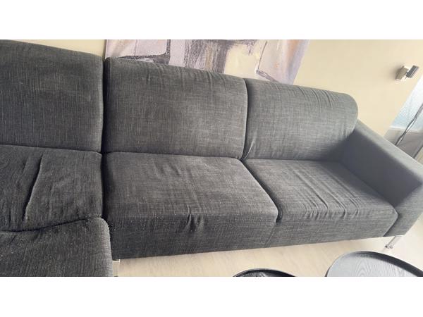 Antraciet Hoekbank