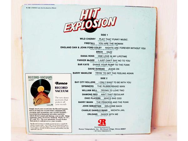 Various – Hit Explosion Label: Ronco – R2130 Jaar: 1977